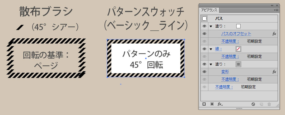 Illustratorでシンプルな飾り罫の作り方 点線 二重線 斜め線 鈴木メモ