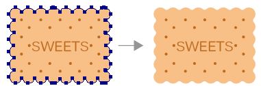 Illustratorでオブジェクトの角だけを丸くする 応用編 鈴木メモ