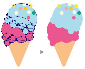 Illustratorでオブジェクトの角だけを丸くする 応用編 鈴木メモ